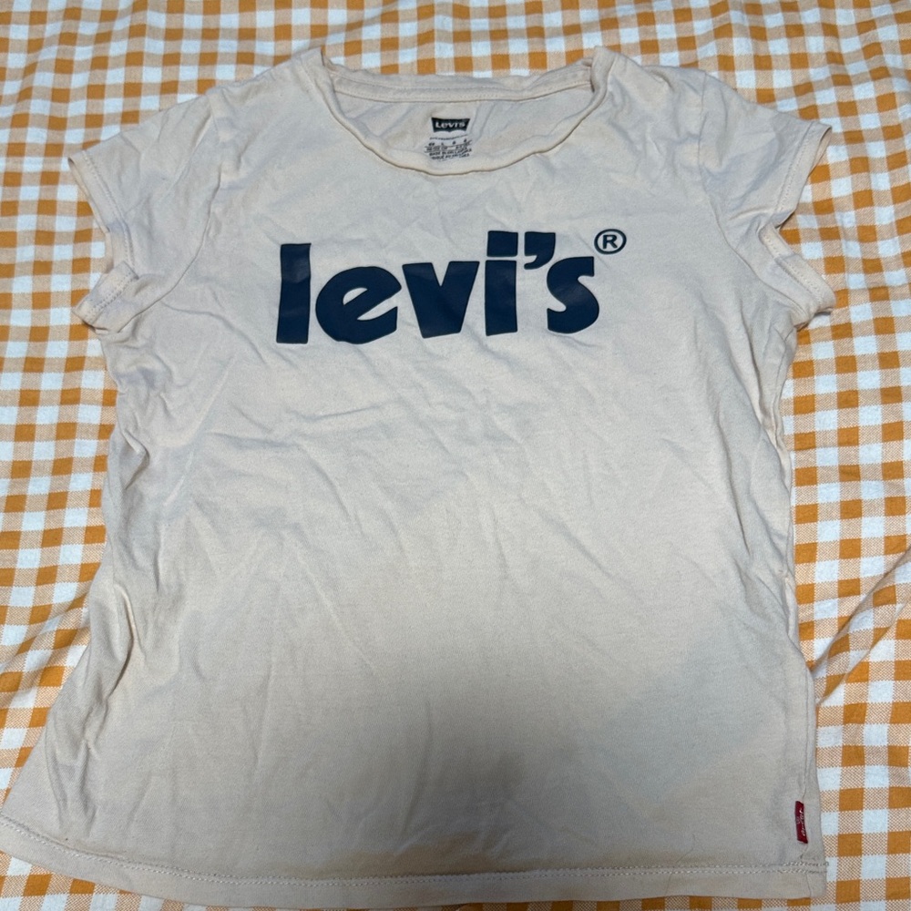 Levi's Beige Short Sleeve Tee